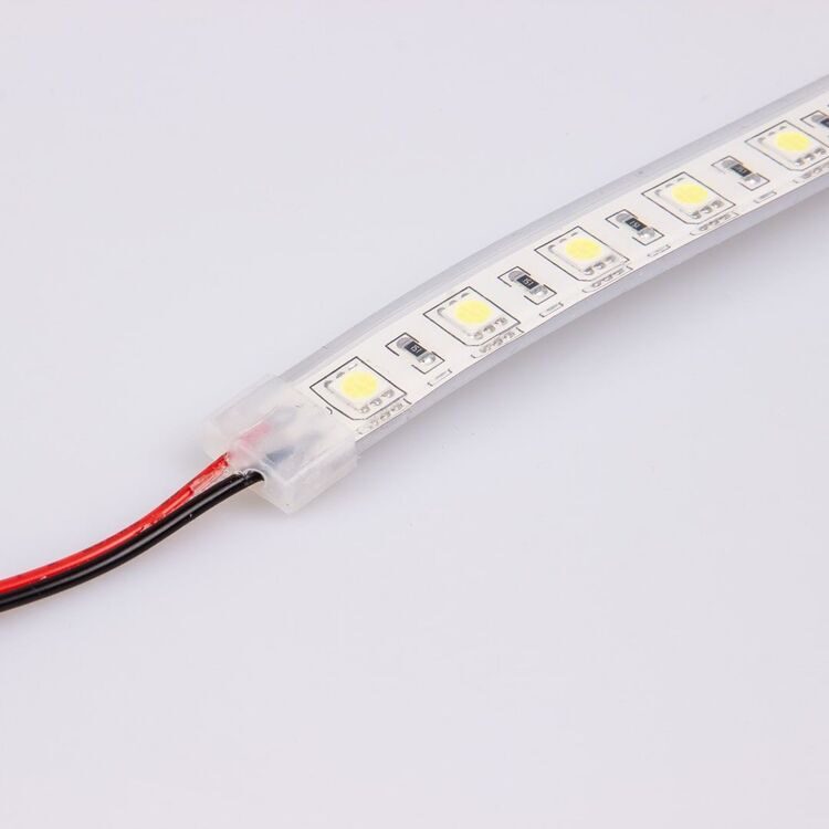 Светодиодная лента Standart PRO class, 5050, 60 led/m, warm white, 24V, V068, IP68