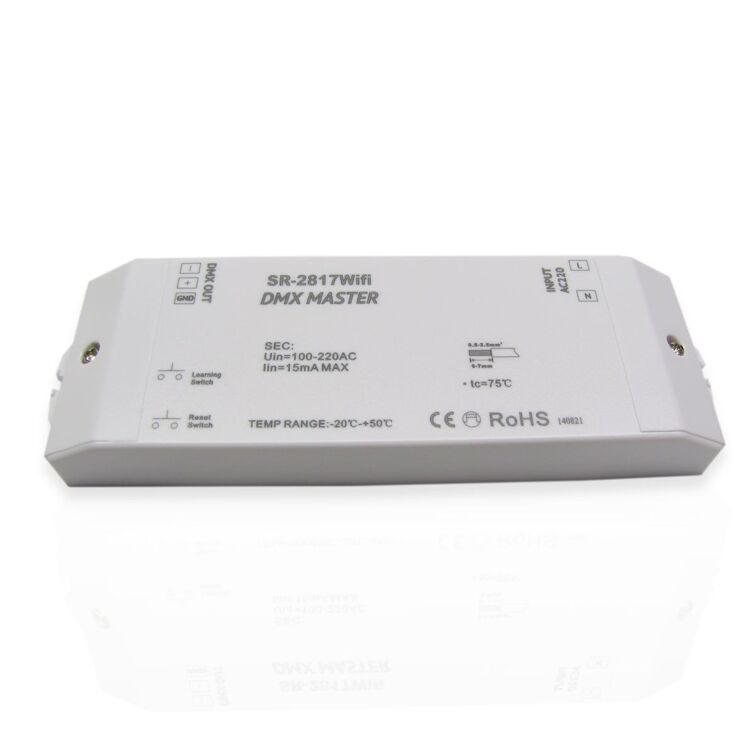 Декодер DMX SR-2817WI (8зон,WiFi 220v)