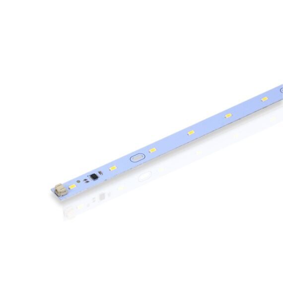 Светодиодная линейка 2835, 12 led, 220V, 6W, 450mm, D185, warm white