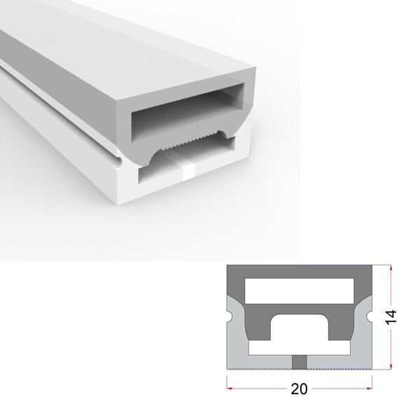 Силиконовая оболочка T2014 S9 (20*14mm, psb 12mm)